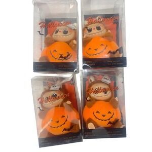 1 The Monsters Halloween Pumpkin Plush Toy‎ Keychain